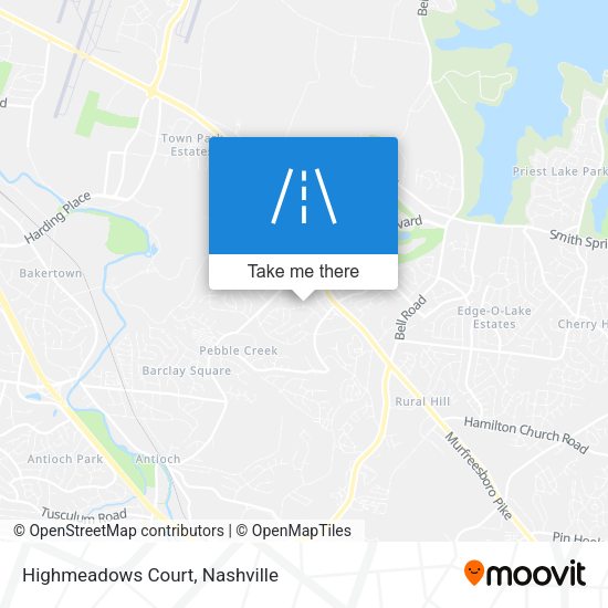 Mapa de Highmeadows Court