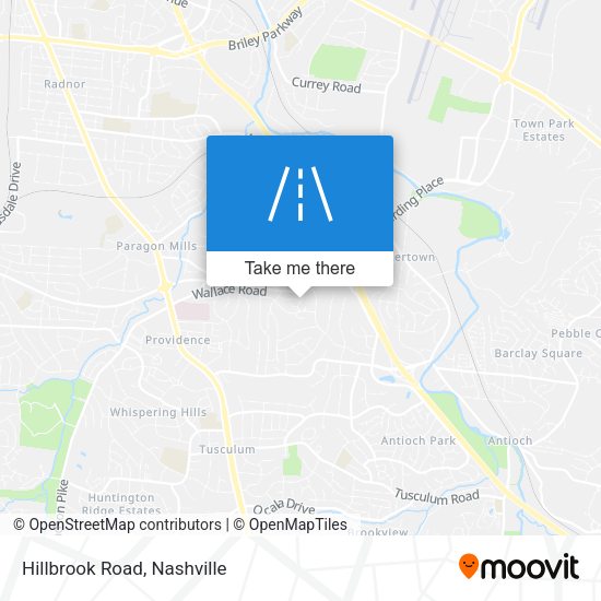 Mapa de Hillbrook Road