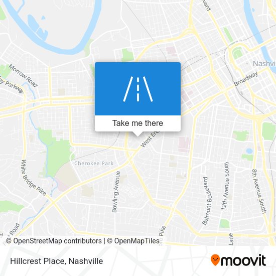 Mapa de Hillcrest Place