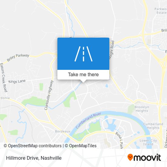 Mapa de Hillmore Drive