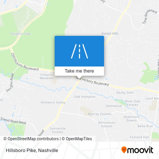 Mapa de Hillsboro Pike