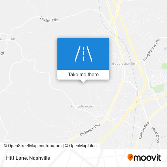 Mapa de Hitt Lane