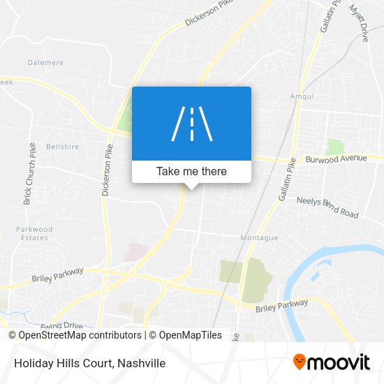 Mapa de Holiday Hills Court
