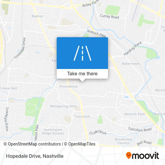 Hopedale Drive map