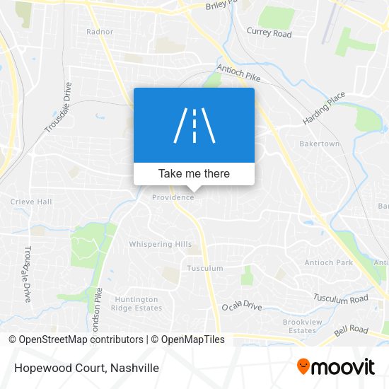 Hopewood Court map