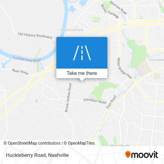 Huckleberry Road map