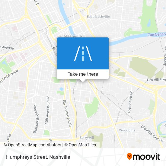 Humphreys Street map