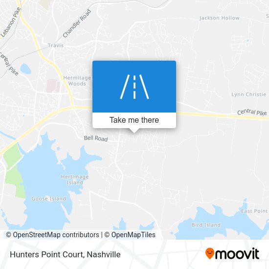 Mapa de Hunters Point Court