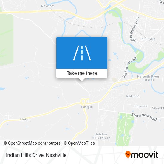 Mapa de Indian Hills Drive