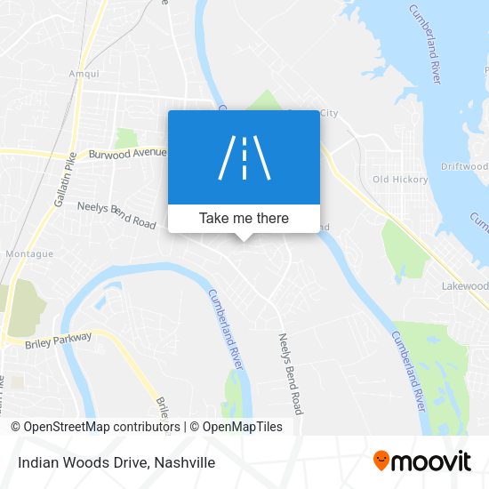 Mapa de Indian Woods Drive