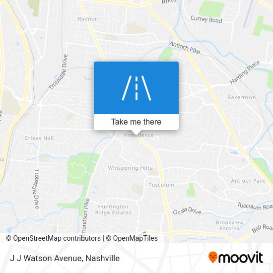 J J Watson Avenue map