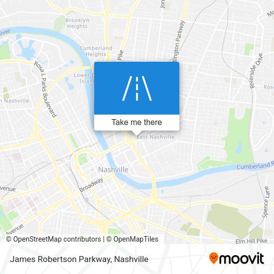 James Robertson Parkway map