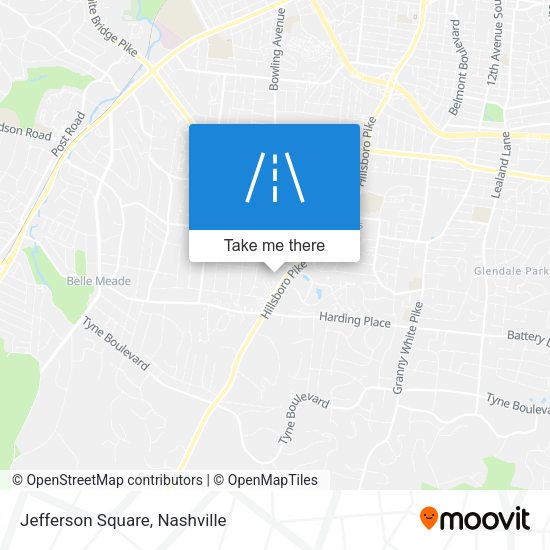Mapa de Jefferson Square
