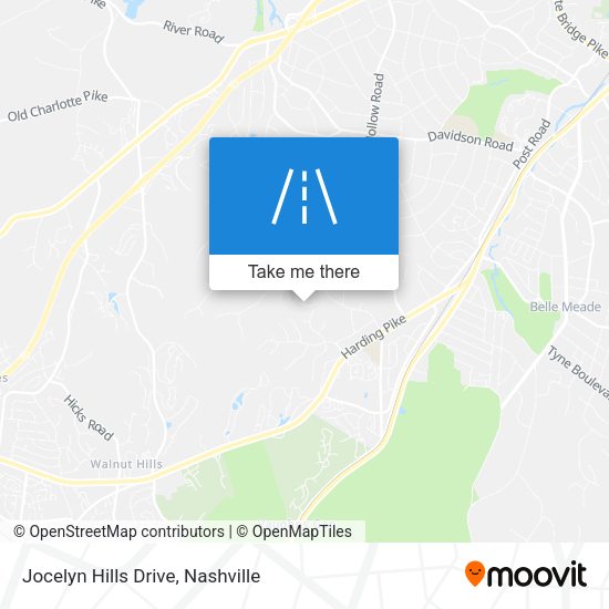 Mapa de Jocelyn Hills Drive