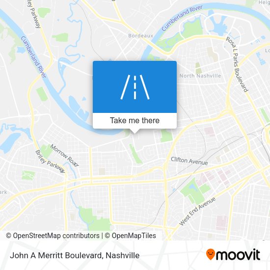 John A Merritt Boulevard map