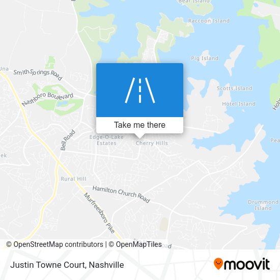 Mapa de Justin Towne Court