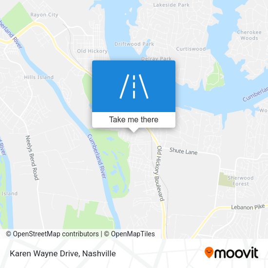 Karen Wayne Drive map