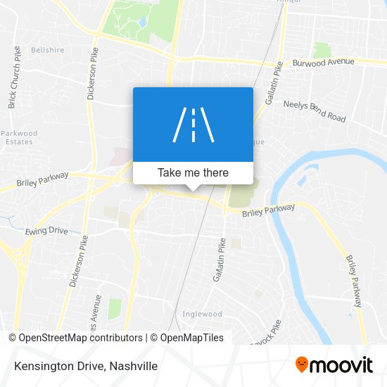 Mapa de Kensington Drive