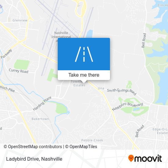 Mapa de Ladybird Drive