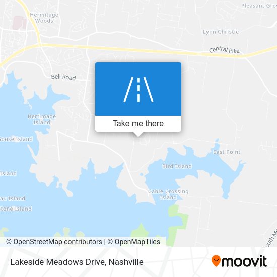 Lakeside Meadows Drive map