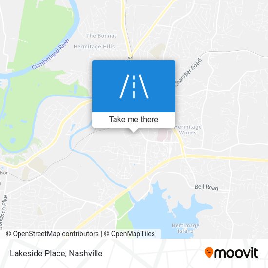 Mapa de Lakeside Place