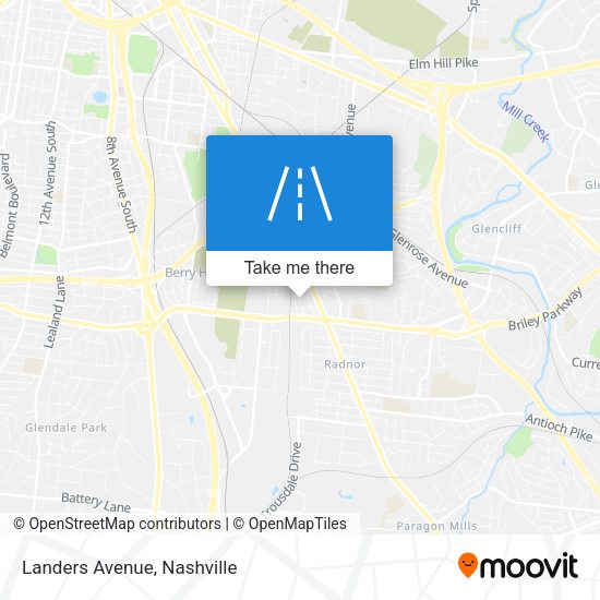 Mapa de Landers Avenue