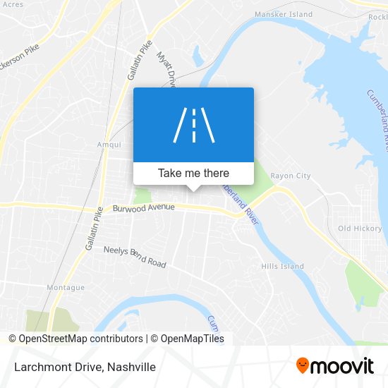 Mapa de Larchmont Drive