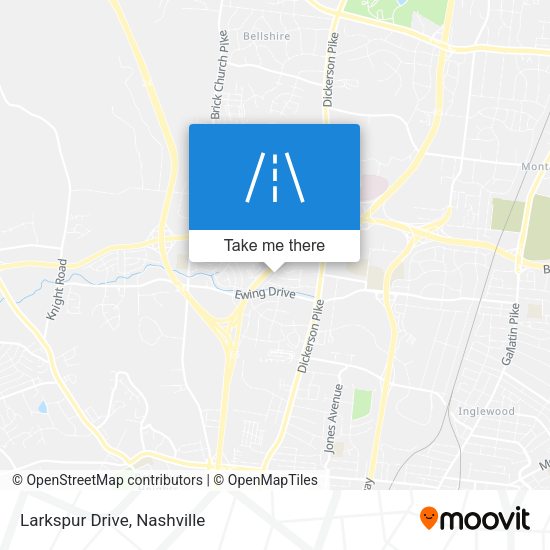 Mapa de Larkspur Drive
