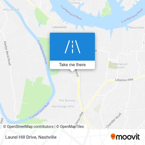 Laurel Hill Drive map