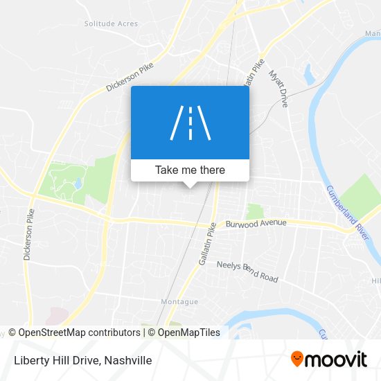 Liberty Hill Drive map
