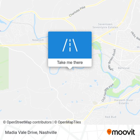 Madia Vale Drive map
