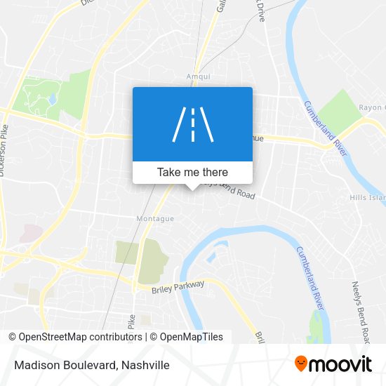 Mapa de Madison Boulevard