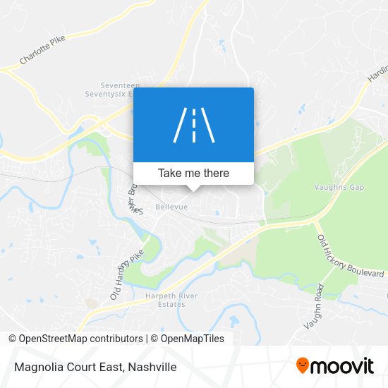 Magnolia Court East map