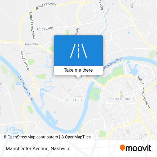 Manchester Avenue map