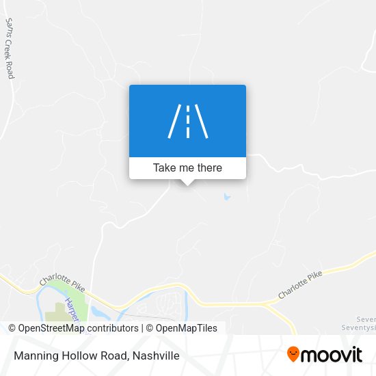 Manning Hollow Road map