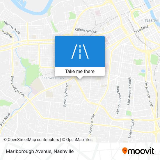 Mapa de Marlborough Avenue