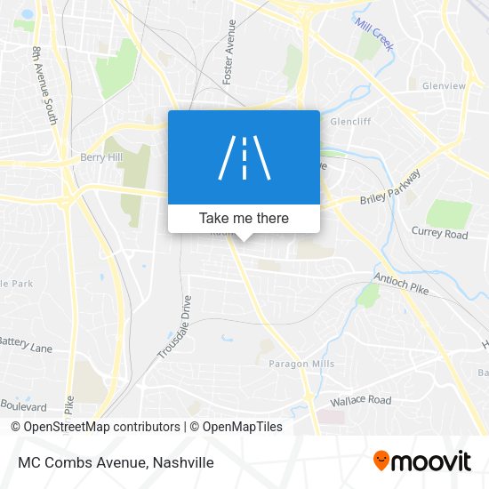 Mapa de MC Combs Avenue