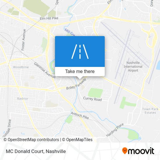 MC Donald Court map