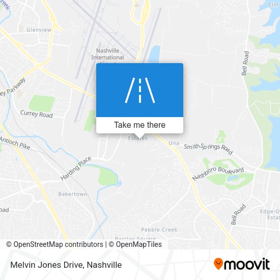 Melvin Jones Drive map