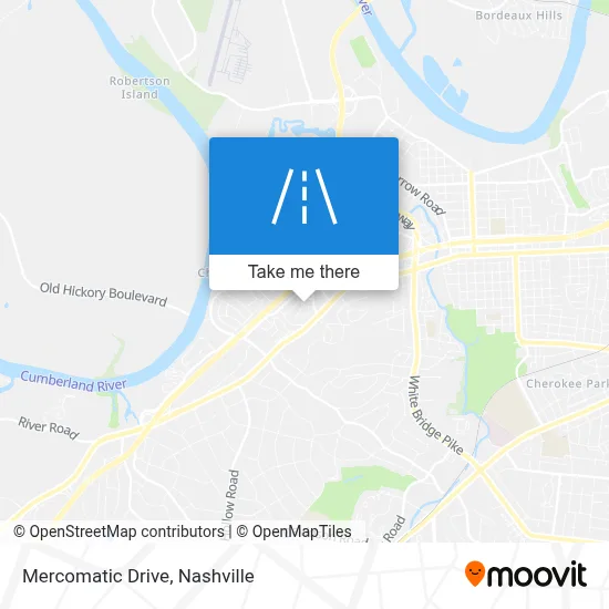 Mercomatic Drive map