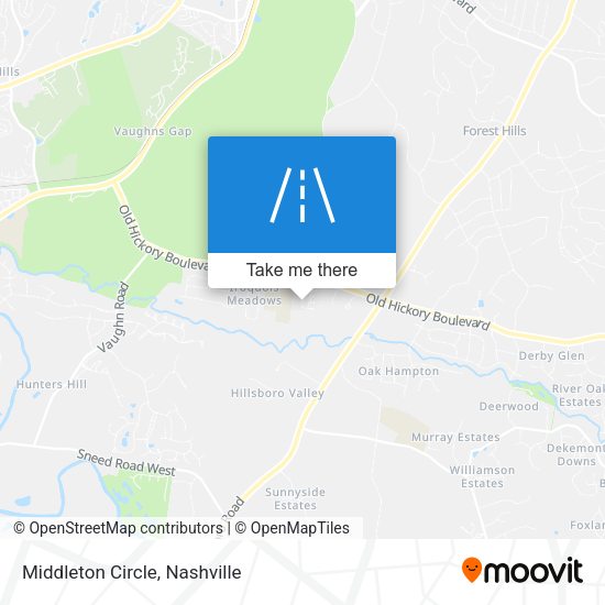 Middleton Circle map