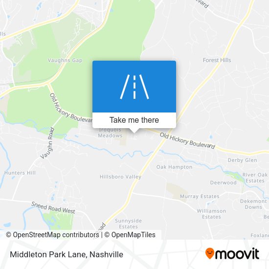 Mapa de Middleton Park Lane