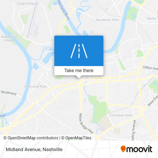 Mapa de Midland Avenue
