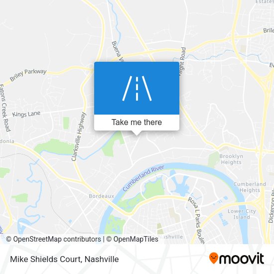 Mapa de Mike Shields Court