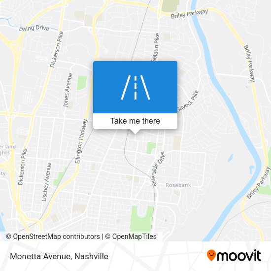 Mapa de Monetta Avenue
