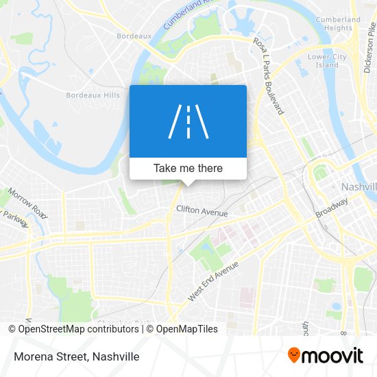 Mapa de Morena Street