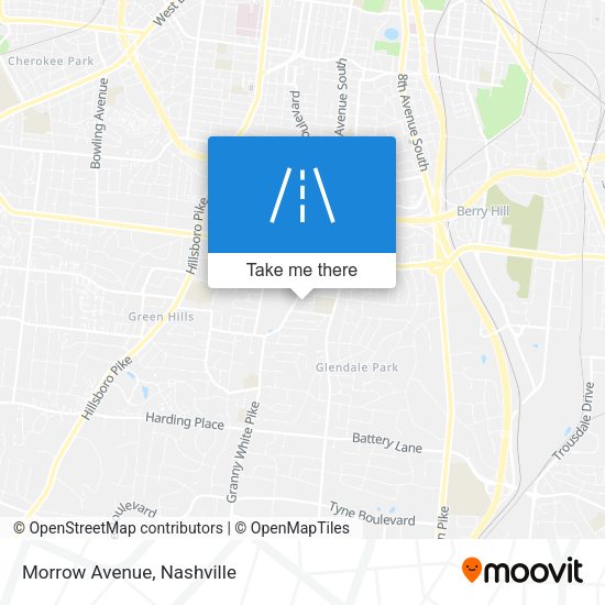 Mapa de Morrow Avenue