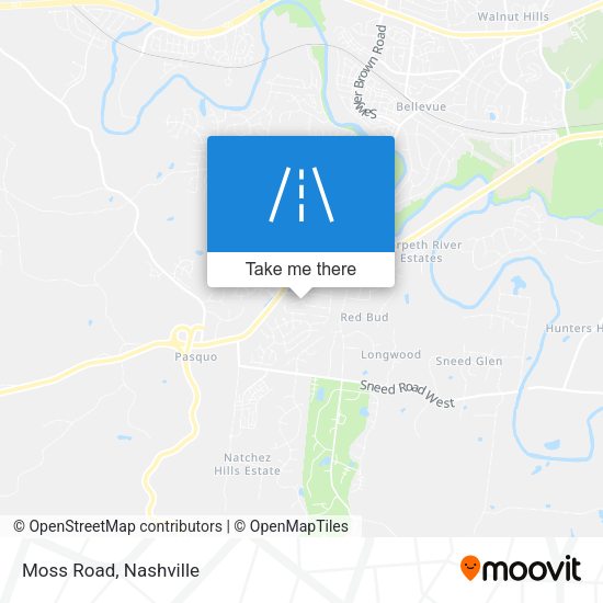 Mapa de Moss Road