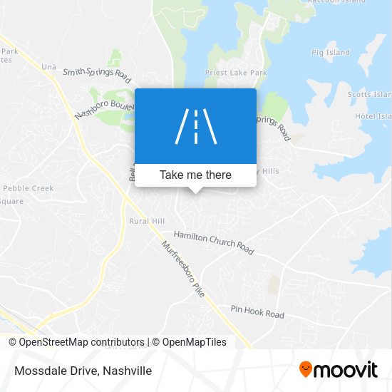 Mapa de Mossdale Drive