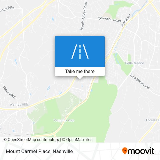Mount Carmel Place map